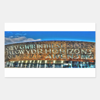 Zuid-Engeland Landweg & weiland Scène Rechthoekige Sticker