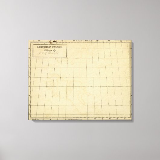 Zuid-Europa Canvas Afdruk (Voorkant)