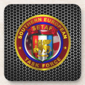 Zuid-Europese taskforce (SETAF) Bier Onderzetter (Voorkant)