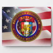 Zuid-Europese taskforce (SETAF) Fotoplaat (Voorkant)