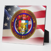 Zuid-Europese taskforce (SETAF) Fotoplaat (Zijkant)