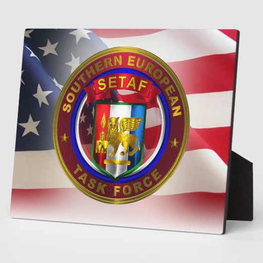 Zuid-Europese taskforce (SETAF) Fotoplaat (Zijkant)