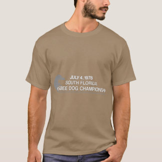 ZUID-FLORIDA FRISBEEHOND KAMPIOENSCHAP T-SHIRT