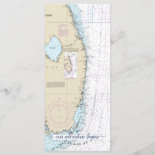 Zuid-Florida ⚓️💍 Nautisch huwelijksmenu Menu (Achterkant)