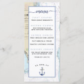 Zuid-Florida ⚓️💍 Nautisch huwelijksmenu Menu (Voorkant)