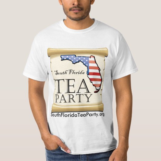 Zuid-Florida Tea Party - Leer me niet aan T-shirt (Voorkant)