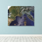 Zuid-Frankrijk en Noord-Italië Canvas Afdruk (Insitu (Houten vloer))