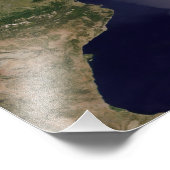 Zuid-Frankrijk en Noord-Italië Foto Afdruk (Hoek)