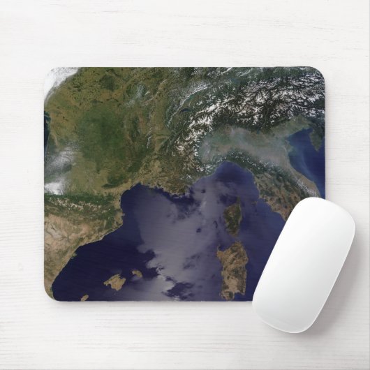 Zuid-Frankrijk en Noord-Italië Muismat (Met muis)