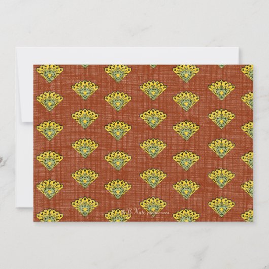 Zuid-Frankrijk Provencal Vrijgezellenfeest Invite  Kaart (Achterkant)