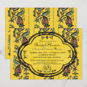 Zuid-Frankrijk Provencal Vrijgezellenfeest Invite Kaart (Voorkant / Achterkant)