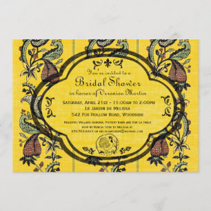 Zuid-Frankrijk Provencal Vrijgezellenfeest Invite Kaart