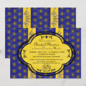 Zuid-Frankrijk Provencal Vrijgezellenfeest Invite Kaart (Voorkant / Achterkant)