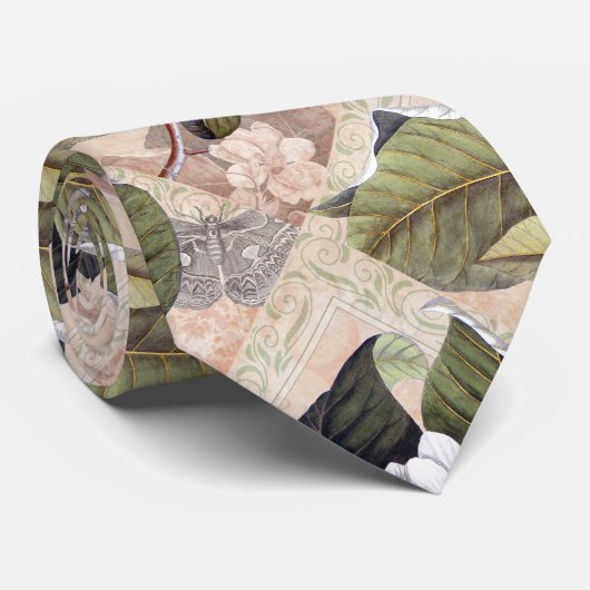 Zuid Gent Elegant  Magnolia Stropdas (Opgerold)