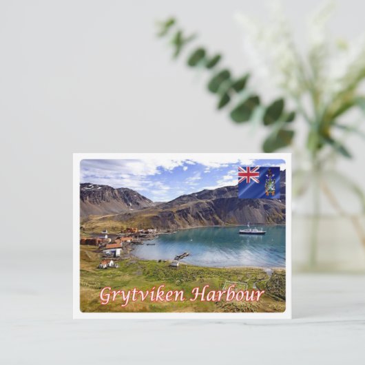 Zuid-Georgië en de Zuid-Sandwich I- Briefkaart (Staand voorkant)