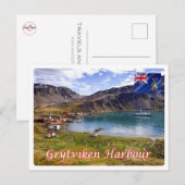 Zuid-Georgië en de Zuid-Sandwich I- Briefkaart (Voorkant / Achterkant)