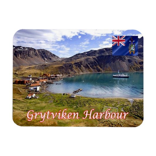 Zuid-Georgië en de Zuid-Sandwich I- Magneet (Horizontaal)