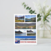 Zuid-Georgië en de Zuidelijke Sandwich - Briefkaart (Staand voorkant)