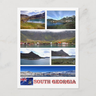 Zuid-Georgië en de Zuidelijke Sandwich - Briefkaart