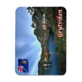 Zuid-Georgië en de Zuidelijke Sandwich - Magneet (Verticaal)