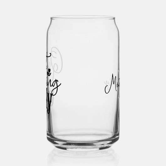 Zuid-Gezegden stoppen met lelijk zwart script Blikvorm Glas (Links)