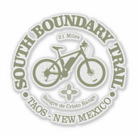 Zuid-grensspoor (MB) Sticker (Voorkant)