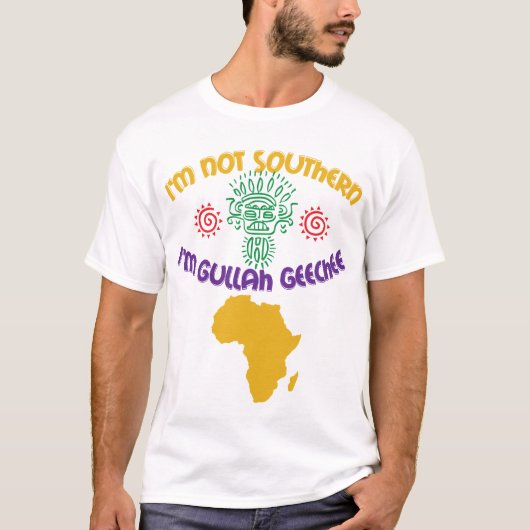 Zuid-Gullah Geechee T-Shirt African (Voorkant)