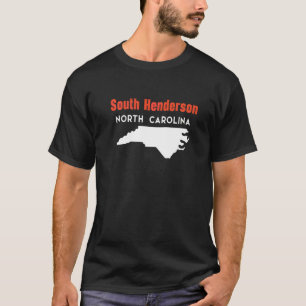 Zuid Henderson North Carolina Usa Staat Amerika T T-shirt