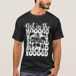 Zuid-Hollandse Boer Koe Melkveehouderij Meisje Moe T-shirt