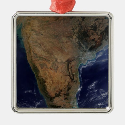 Zuid-India 2 Metalen Ornament (Voorkant)