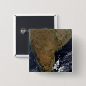 Zuid-India Vierkante Button 5,1 Cm (Voorkant /achterkant)