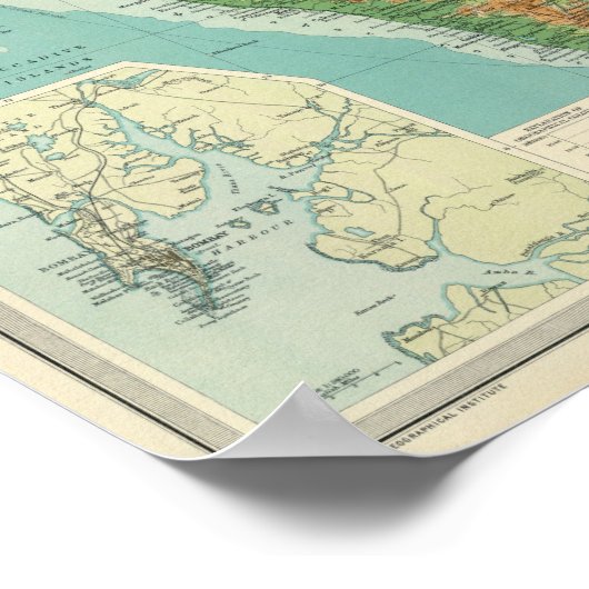 Zuid-Indiaas gedeelte Poster (Hoek)