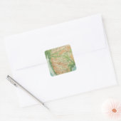 Zuid-Indiaas gedeelte Vierkante Sticker (Envelop)