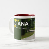 Zuid-Indiana regio, PCA Tweekleurige Koffiemok (Voorkant links)