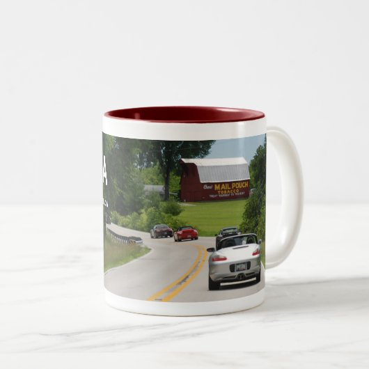 Zuid-Indiana regio, PCA Tweekleurige Koffiemok (Voorkant rechts)