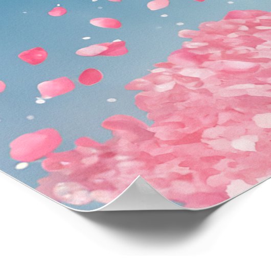 Zuid-Indiase bruiloft receptie welkomstbord Poster (Hoek)