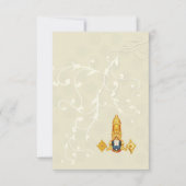 Zuid-Indiase hindoe bruiloft uitnodiging (Voorkant)