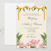 Zuid-Indiase trouwkaarten & Indiase trouwkaarten Kaart (Voorkant / Achterkant)