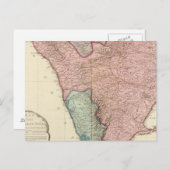 Zuid-Indische schiereiland Briefkaart (Voorkant / Achterkant)