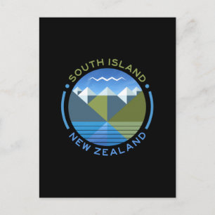 ZUID-ISLAND NIEUW-ZEELAND BRIEFKAART