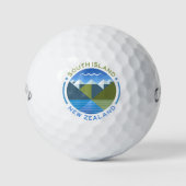 ZUID-ISLAND NIEUW-ZEELAND GOLFBALLEN (Voorkant)