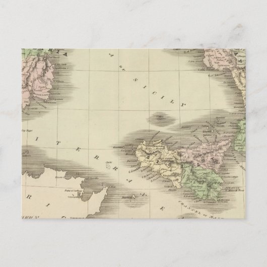 Zuid-Italië 2 Briefkaart (Voorkant)