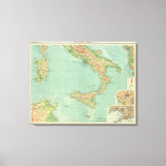 Zuid-Italië 2 Canvas Afdruk (Voorkant)