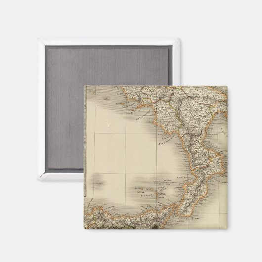 Zuid-Italië 6 Magneet (Voorkant / Achterkant)