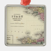 Zuid-Italië Koninkrijk Napels Metalen Ornament (Voorkant)