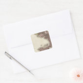 Zuid-Italië Vierkante Sticker (Envelop)