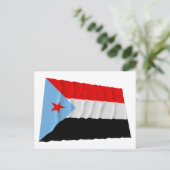 Zuid-Jemen Waving Flag (1967-1990) Briefkaart (Staand voorkant)