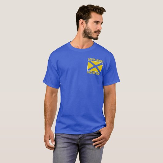 ZUID-JERSEY SECESION VERKEER T-Shirt (Voorkant volledig)
