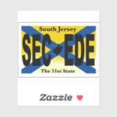 ZUID JERSEY STICKER (Vel)