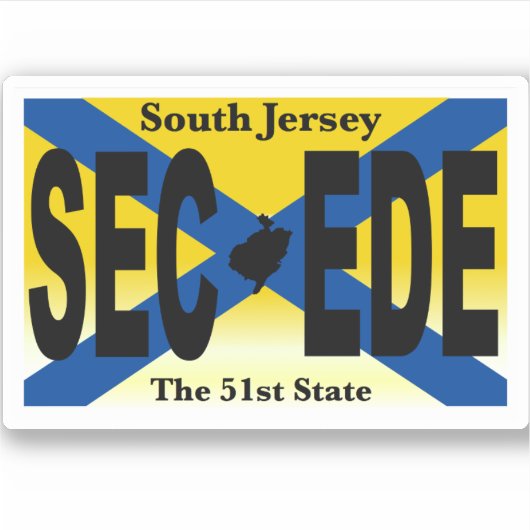 ZUID JERSEY STICKER (Voorkant)